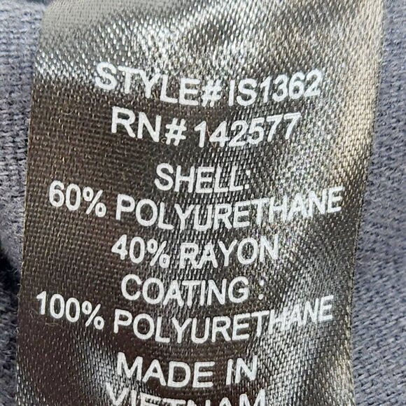 Black Faux Leather High-Waisted Belted Mini Skirt By Iris Size L - Picture 9 of 9